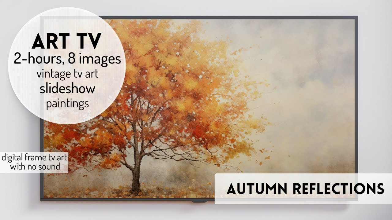 Fall Tv Screen Fall Screensaver Vintage Fall Art TV Vintage Art TV Fall Frame TV Art ...