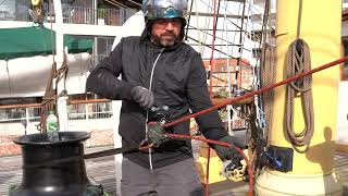 AWAH Z3-Fire Drill Powered Ascender - quick demo - detach from rope
