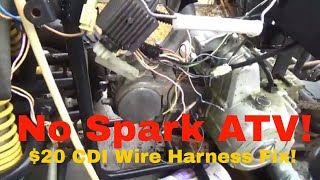 No Spark ATC, ATV, UTV, or Pit Bike, $20 diy CDI fix, Step by Step Build!