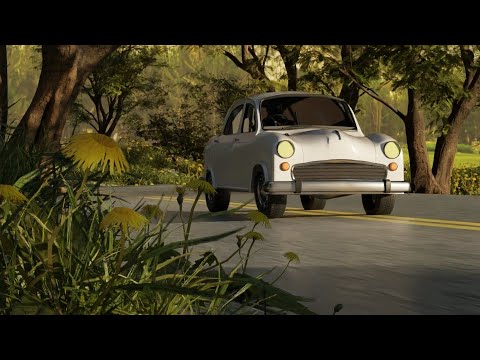 The best car ( Ambassador ) car Animation . - YouTube