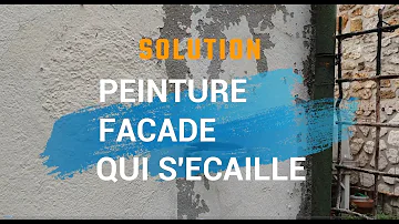 Comment enlever de la peinture sur un mur extérieur ?