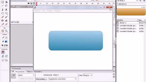 Botones en Flash 8 y enlazarlos a una página web.avi
