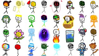 FIND the STICKMEN *How To Get ALL 83 Stickmen and Badges* Roblox