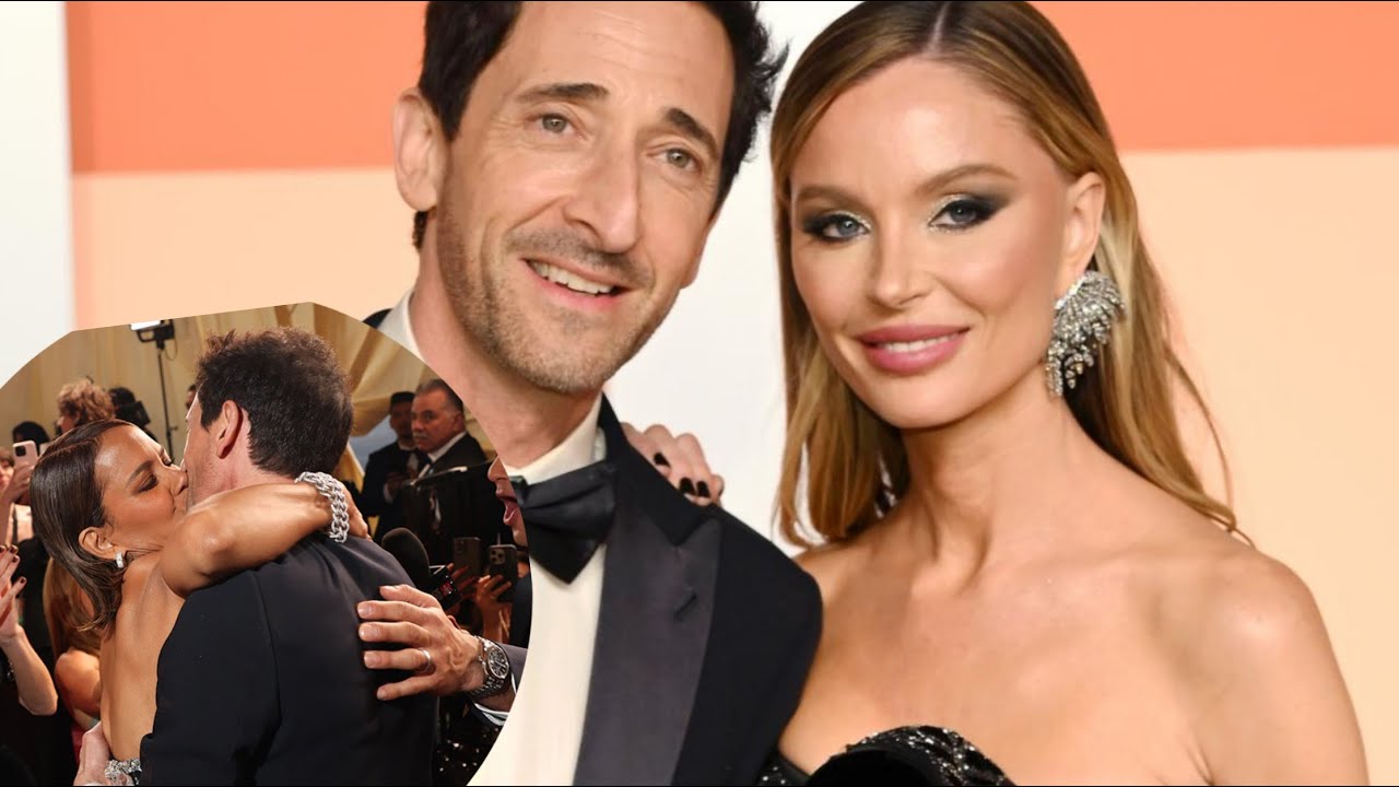 Oscars 2025_Georgina Chapman Reacts to Adrien Brody’s Halle Berry Kiss