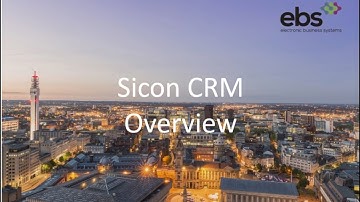 Sicon CRM Demonstration - EBS (14th January 2021)