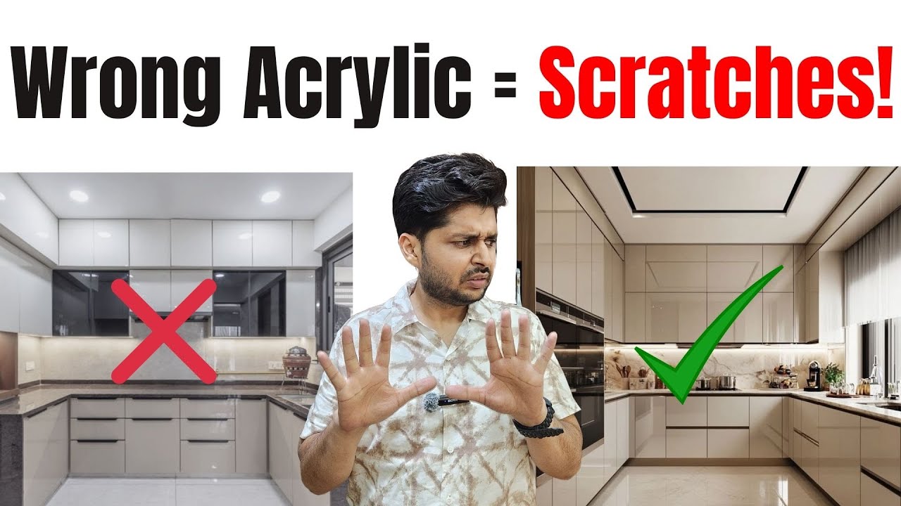 STOP Choosing Wrong Acrylic Sheet For Kitchen?😱 90% लोग गलती कर रहें  है