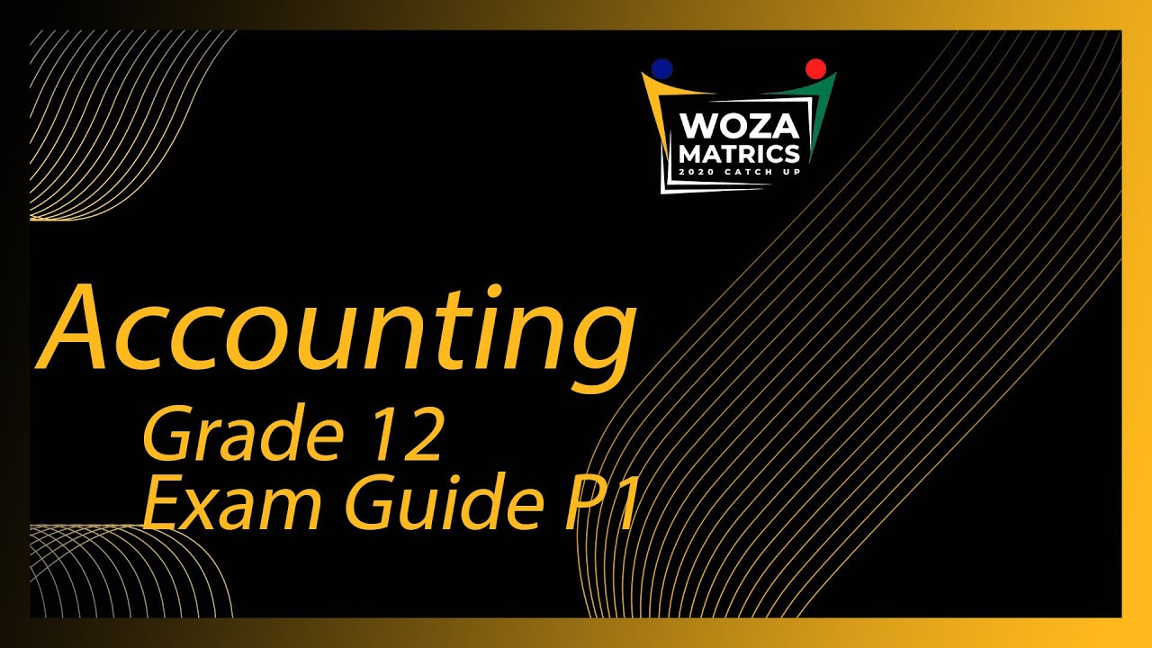 Accounting Exam Guide Paper 1 YouTube