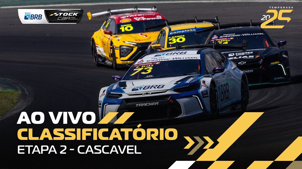 STOCK CAR BRB 2025 AO VIVO | 2ª ETAPA - CLASSIFICATÓRIO | CASCAVEL, PR