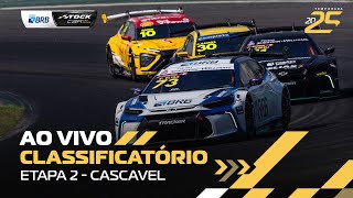 STOCK CAR BRB 2025 AO VIVO | 2ª ETAPA - CLASSIFICATÓRIO | CASCAVEL, PR