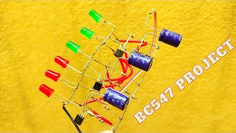 Awesome LED Chaser without IC !! Simple Invention with BC547 transistor