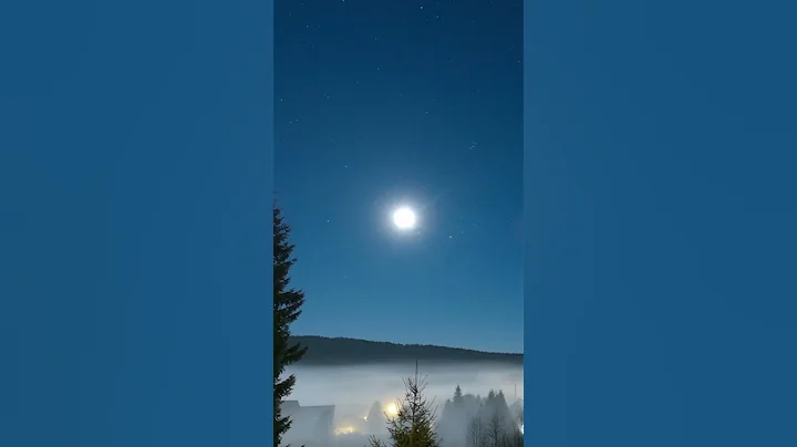 Beautiful Moon 🌕 Night Sky | Time Lapse Ep. 045