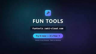 Fun Tools Collection — 21+ Free Online Tools, No Sign-Up