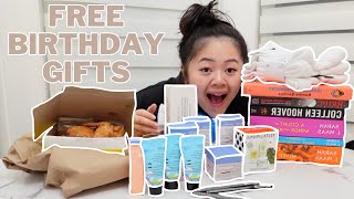 where to get FREE gifts on your birthday!!!