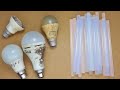 Awesome uses of old led bulbs and glue stick