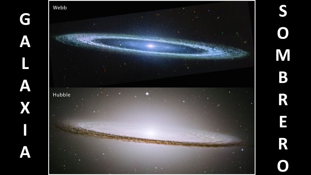 🌌 La Galaxia del Sombrero deslumbra en nueva imagen de Webb - YouTube