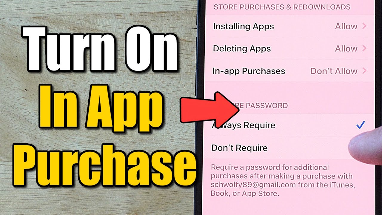 How to Turn on In App Purchases on iPhone or iPad (100% Works) - YouTube