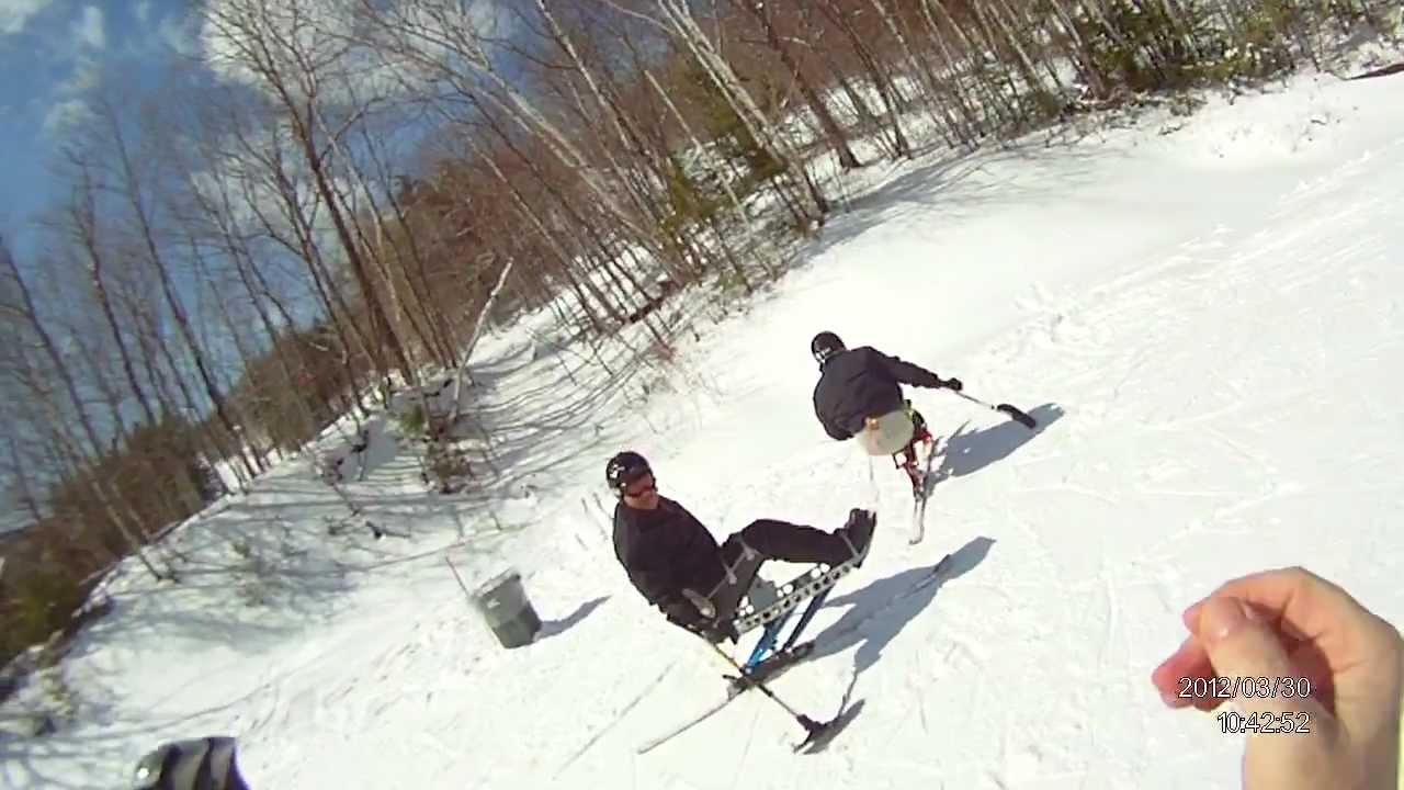 John Pelletier - Maine Adaptive Dynaccess Monoski - unload