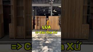 Tủ quần áo gỗ công nghiệp Lùa các Cha Xứ #video #tuquanao #tuao #tuaodep #noithatphongngu