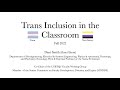 Dani Smith: Trans Inclusion in the Classroom