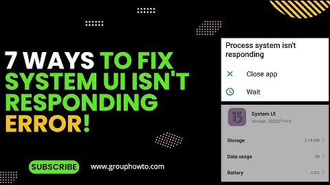 How to Fix "System UI Isn