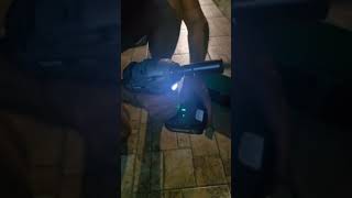 Chave de impacto 21 volts soltando roda de carro #parafusadeira