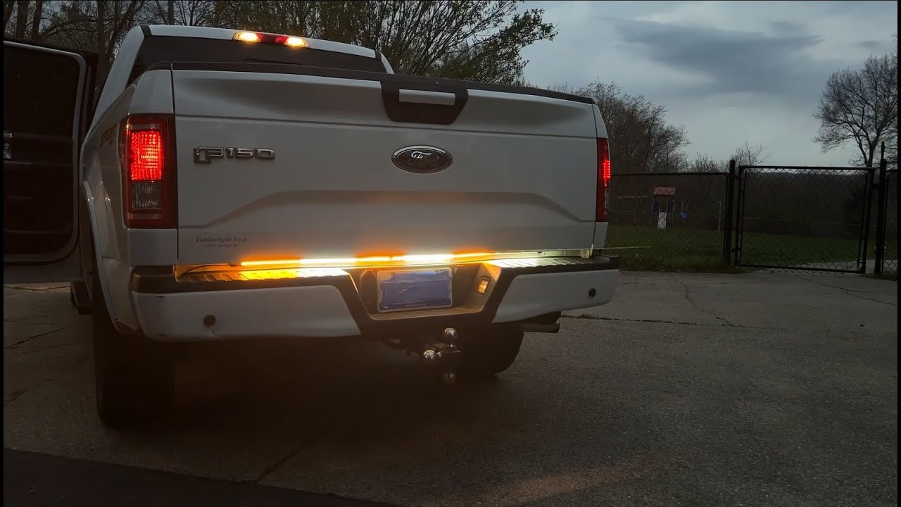 XRIDONSEN 48 inch Tailgate Lights/Rear Strobe Lights for Tow Plow Trucks Pickup Trailer XR-806