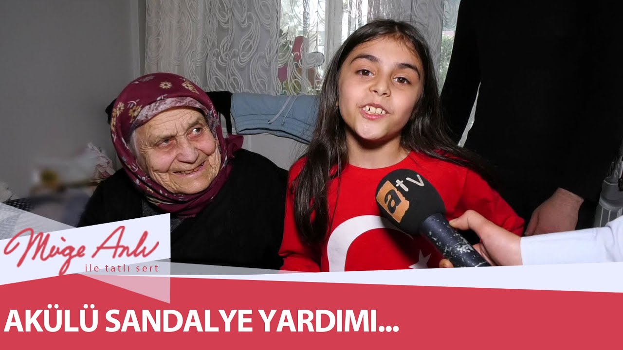 Akülü ve tekerlekli sandalye yardımı Müge Anlı ile Tatlı Sert 20
