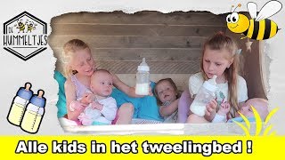 ALLE KIDS IN HET TWEELING BED : FAMILIE VLOGGERS DE HUMMELTJES