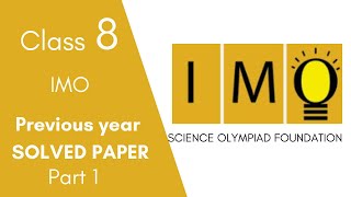 Famous International Math Olympiad (IMO) - SOF previous year paper for Class8 - Part 1 Net Worth