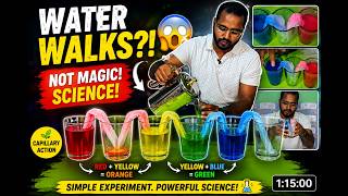 Water Walks by Itself! 😱 | Amazing Walking Water Experiment 🌈