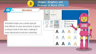 Digital Pathways Class 4 Chapter 3 Shapes, Graphics and Pictures in Word 2016