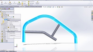02 Part Modeling   47 Weldment Cut List with Multi Body Parts