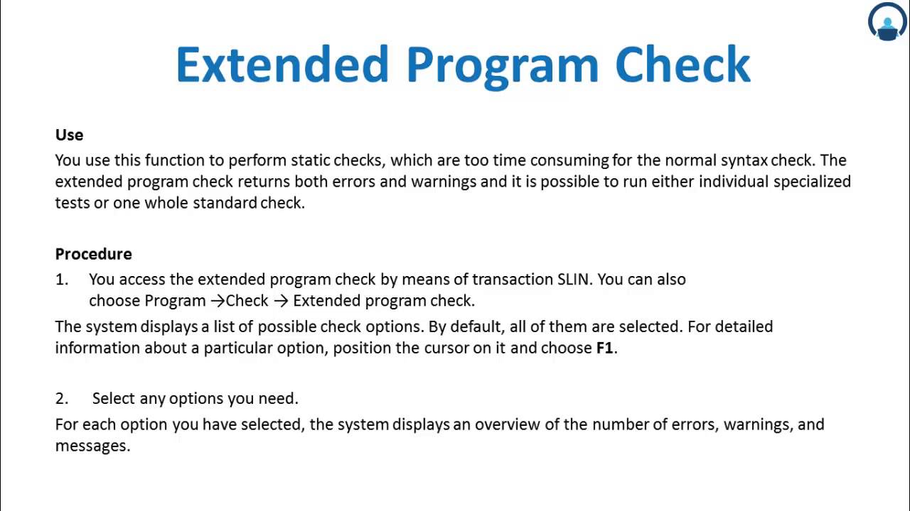 SAP   SAP Tools for Test and Analysis