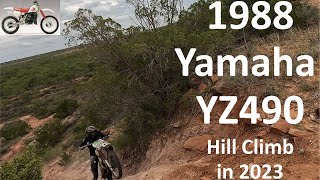 1988 Yamaha YZ490 Hill Climb in 2023