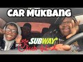 CAR MUKBANG COLLAB VIDEO 🔥 | Ft. JustSavvyVlogs &amp; Insta:@lj_dashyt | SUBWAY &amp; Chick-Fil-A | GTV