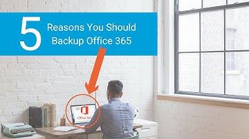 5 Reasons You Should Backup Office 365