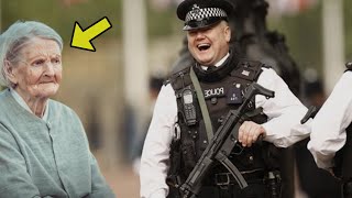 Polizisten lachten über eine alte Frau, aber beim Foto ihres Sohnes wurden sie sofort blass!