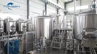 TONSEN 1500L 2-VESSEL BREWHOUSE FOR UK CUSTOMER