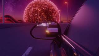 Retro Futuristic Drive Screensaver 4K