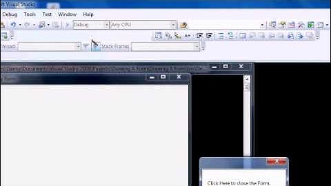 Visual F# Tutorial ~ How To Draw A Simple Form