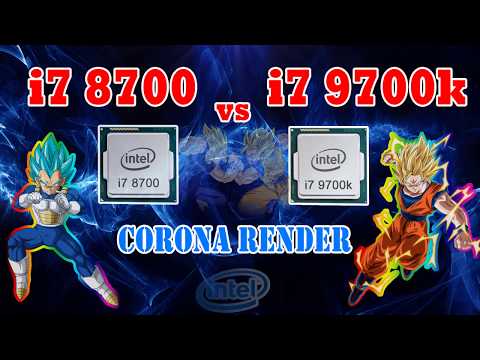 SO SÁNH RENDER : i7 9700k vs i7 8700 Test Corona Render