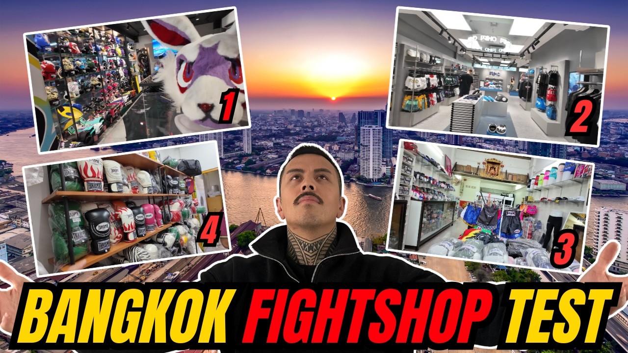 4 MUAY THAI SHOPS in Bangkok - Hier MUSST du einkaufen!