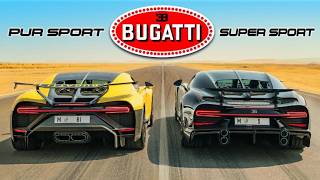 Bugatti Chiron Super Sport vs Pur Sport – 1600HP Monster Drag Race Bugatti Chiron Super Sport V Pur Sport Drag Race