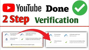 Youtube two step verification mobile se on kaise kare || two step verification mobile tutorial 2021