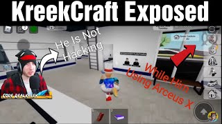 KreekCraft Saying This Guy Not Using Exploits Arceus X @KreekCraft screenshot 4