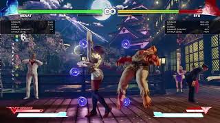 SFV - Menat V-Trigger (Combo, Reset, Stun)