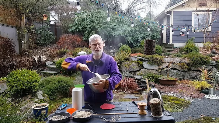 Making Seed Logs for Backyard Birds