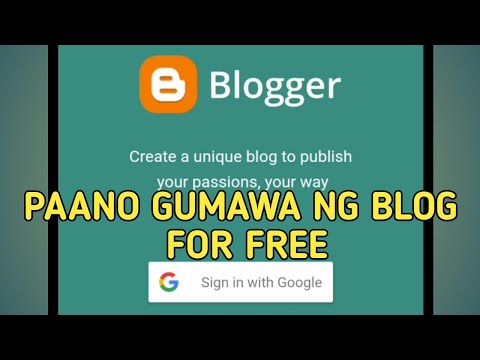 Video: Paano Lumikha ng isang Website ng Blog mula sa Ground Up (na may Mga Larawan)