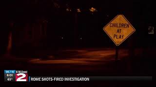 Rome police investigate shots fire report