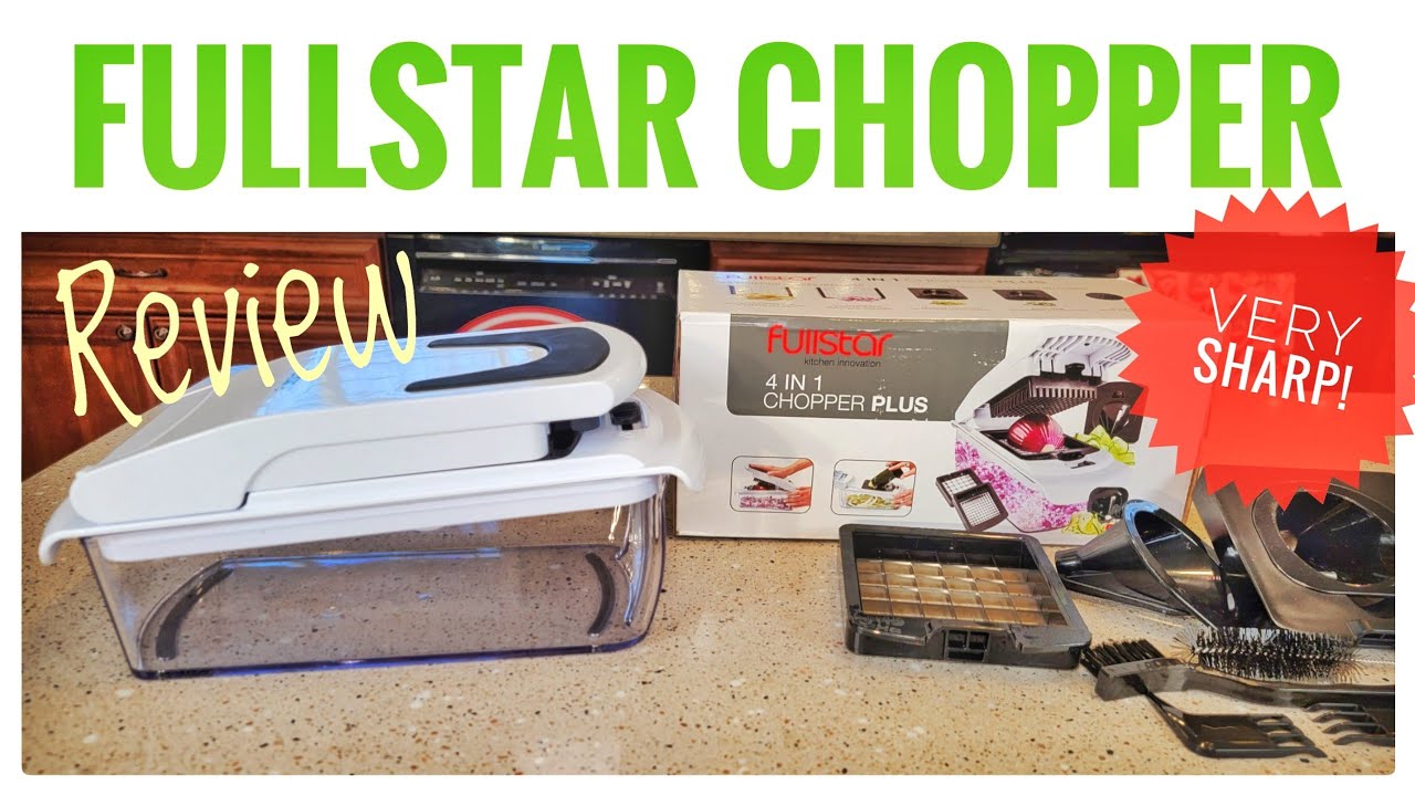 TechTalk: Fullstar 4-in-1 Chopper Plus - Demo and Review Chops and Dices  Everything, Except for Meat 